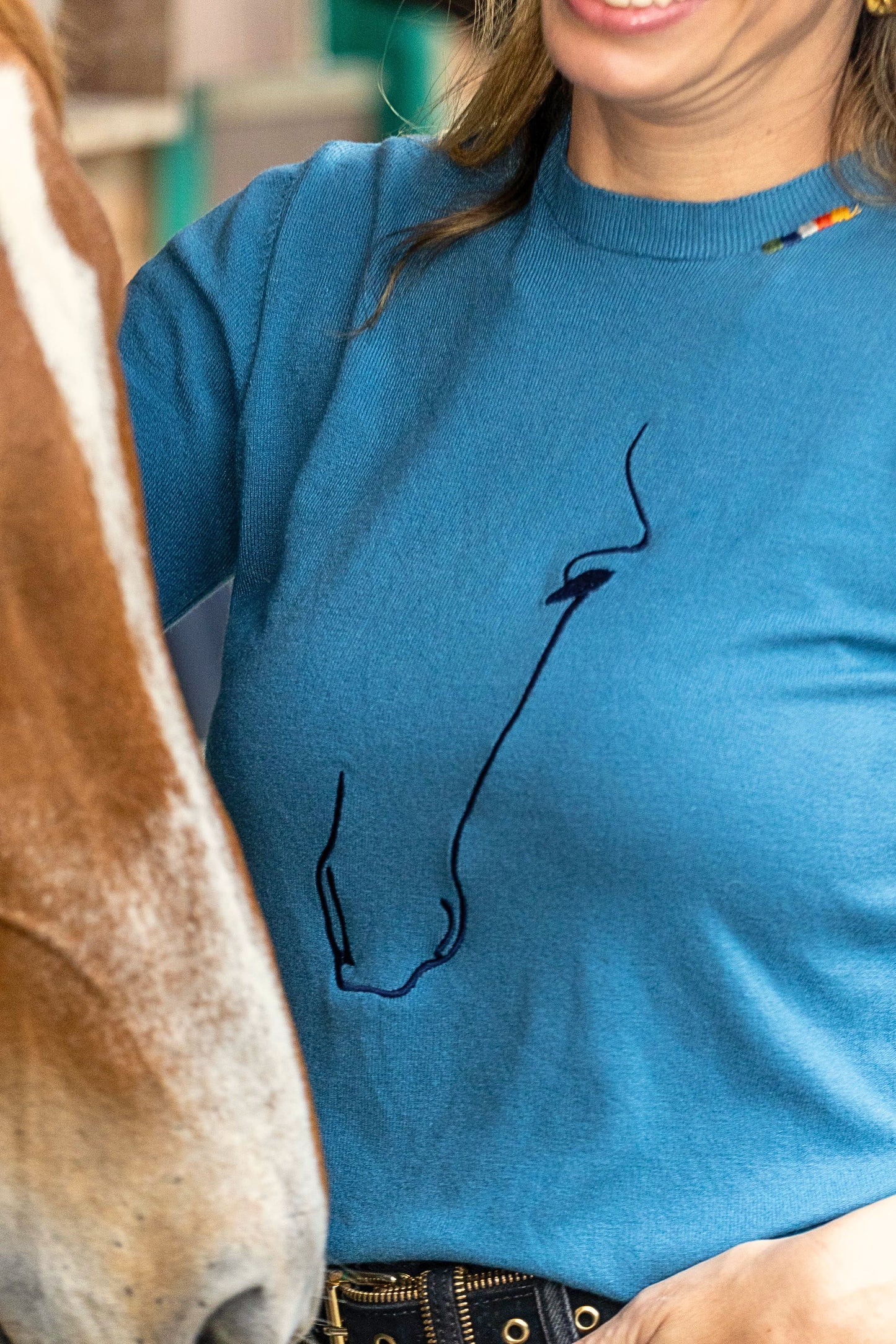 Pullover careca meio cavalo