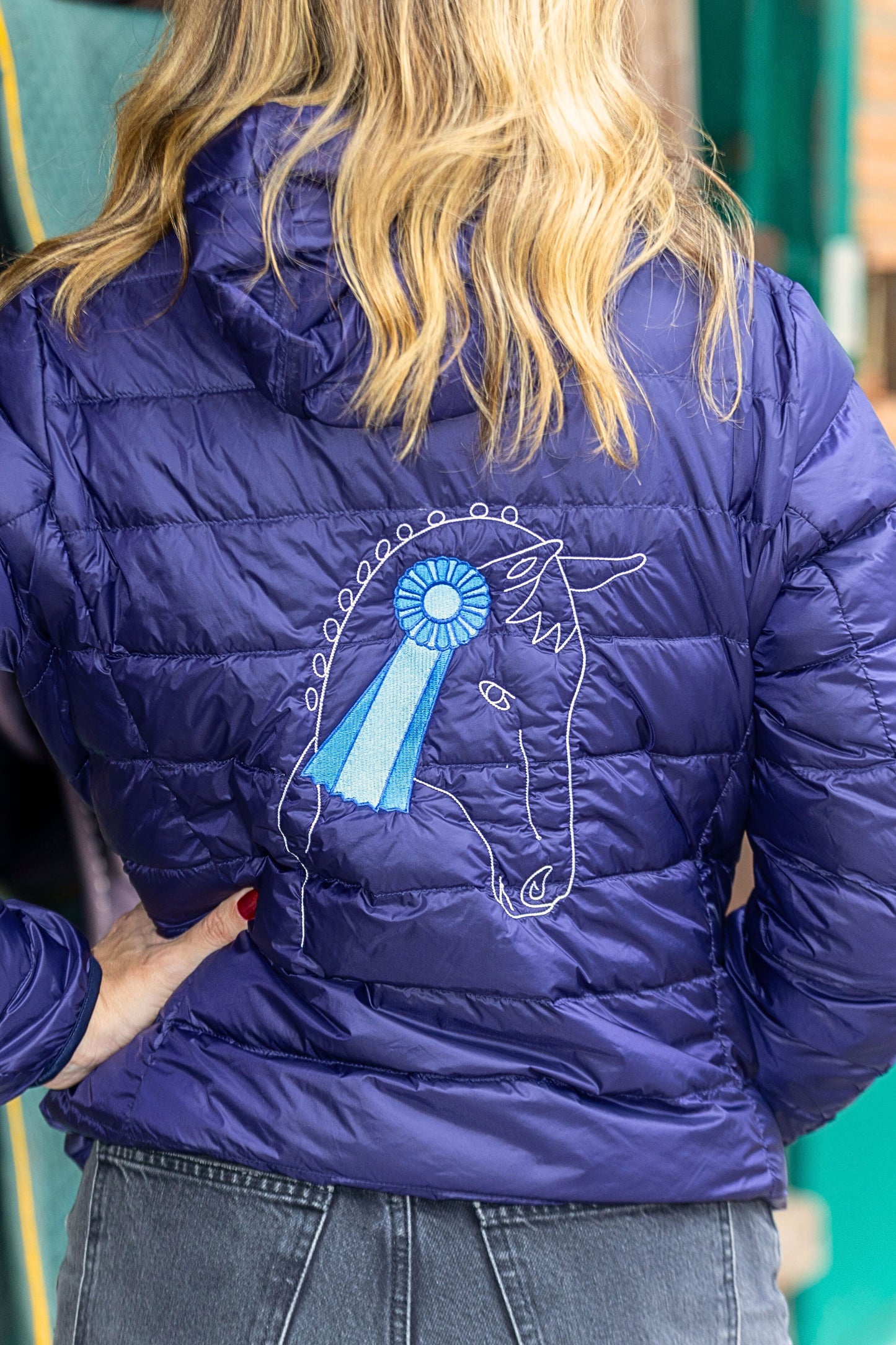 Jaqueta cavalo com escarapela