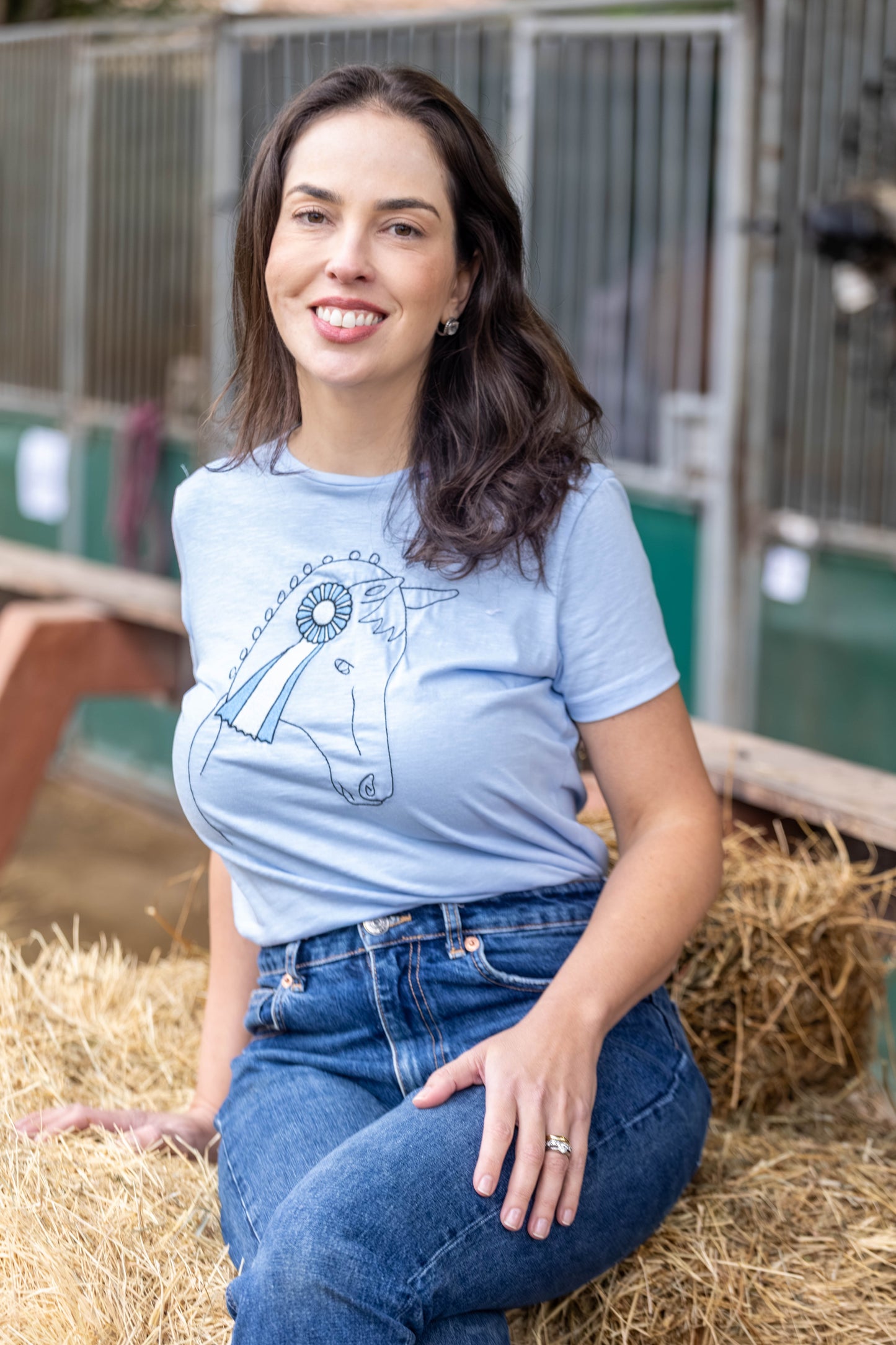 Camiseta cavalo escarapela