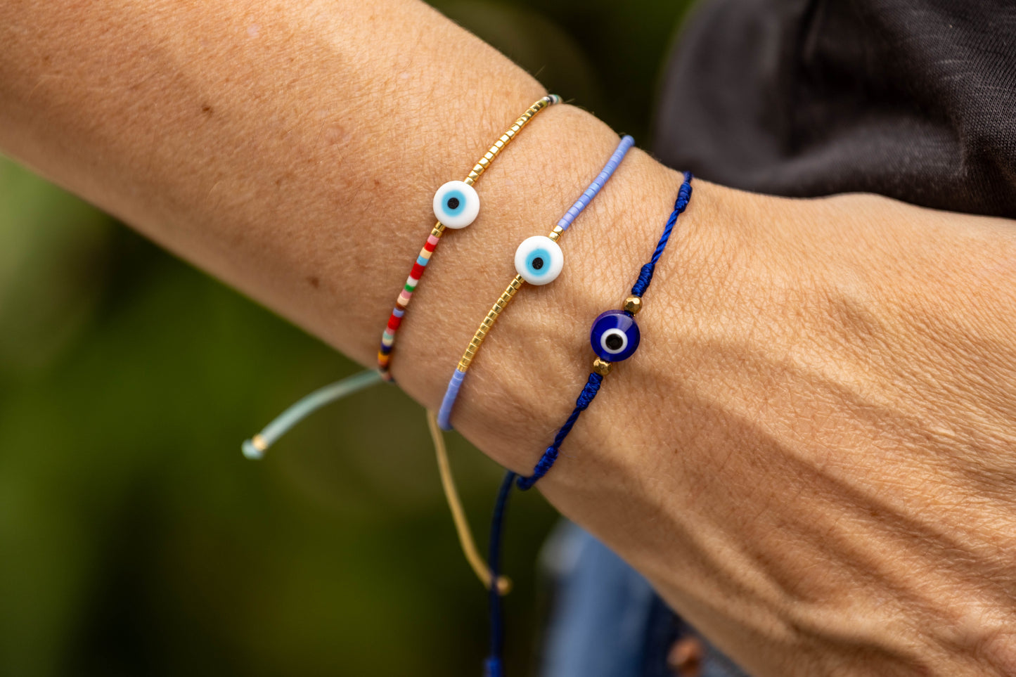 Pulseira Olho Grego Miçanga