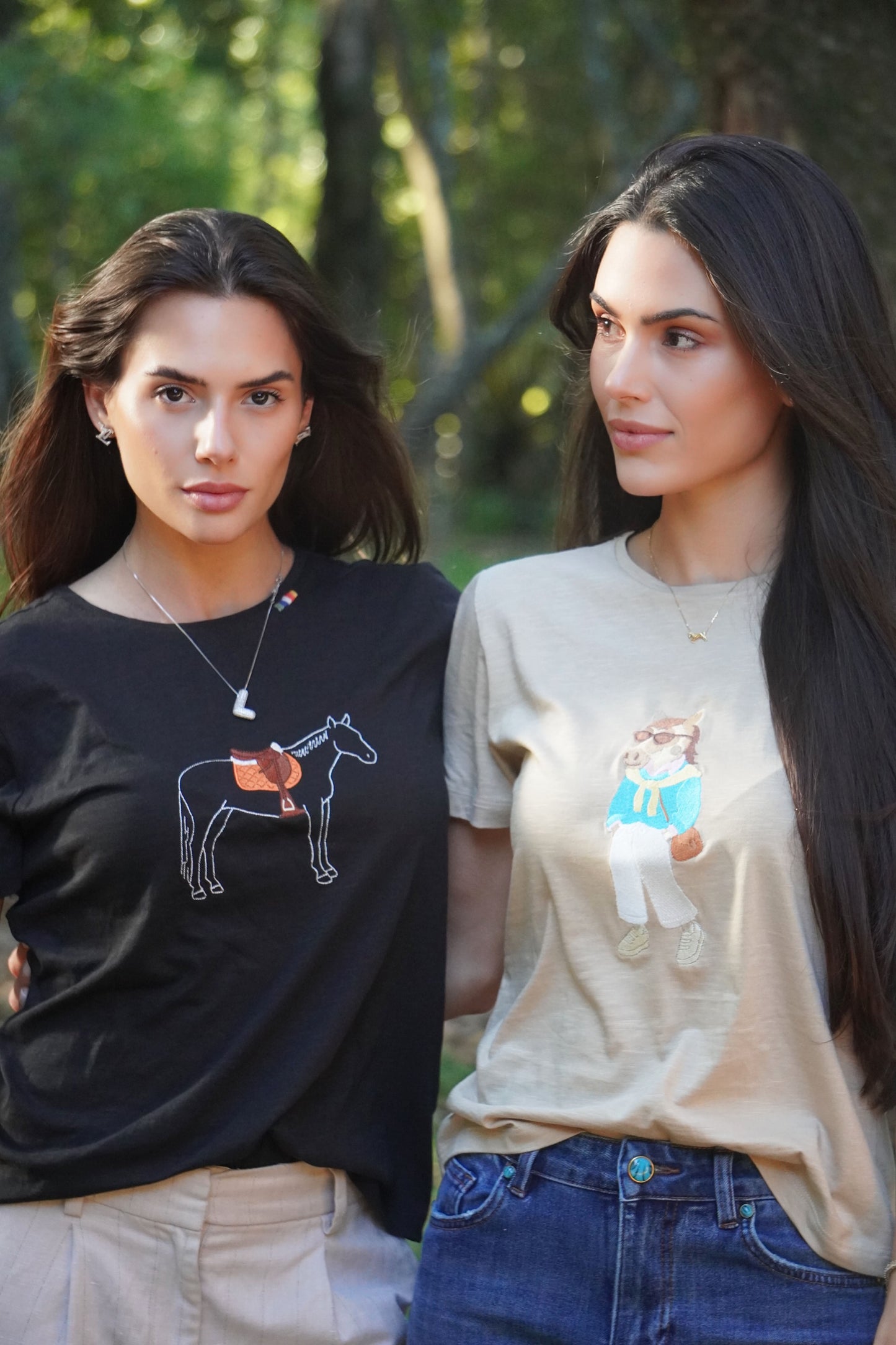 Camiseta - Cavalo Sela - Preta