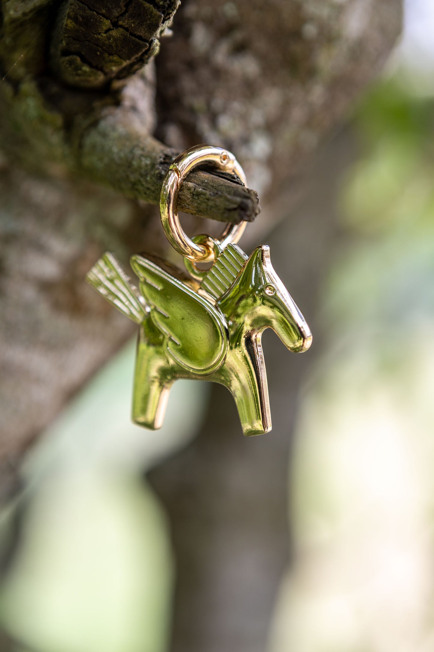 Chaveiro Cavalinho Metal - Dourado