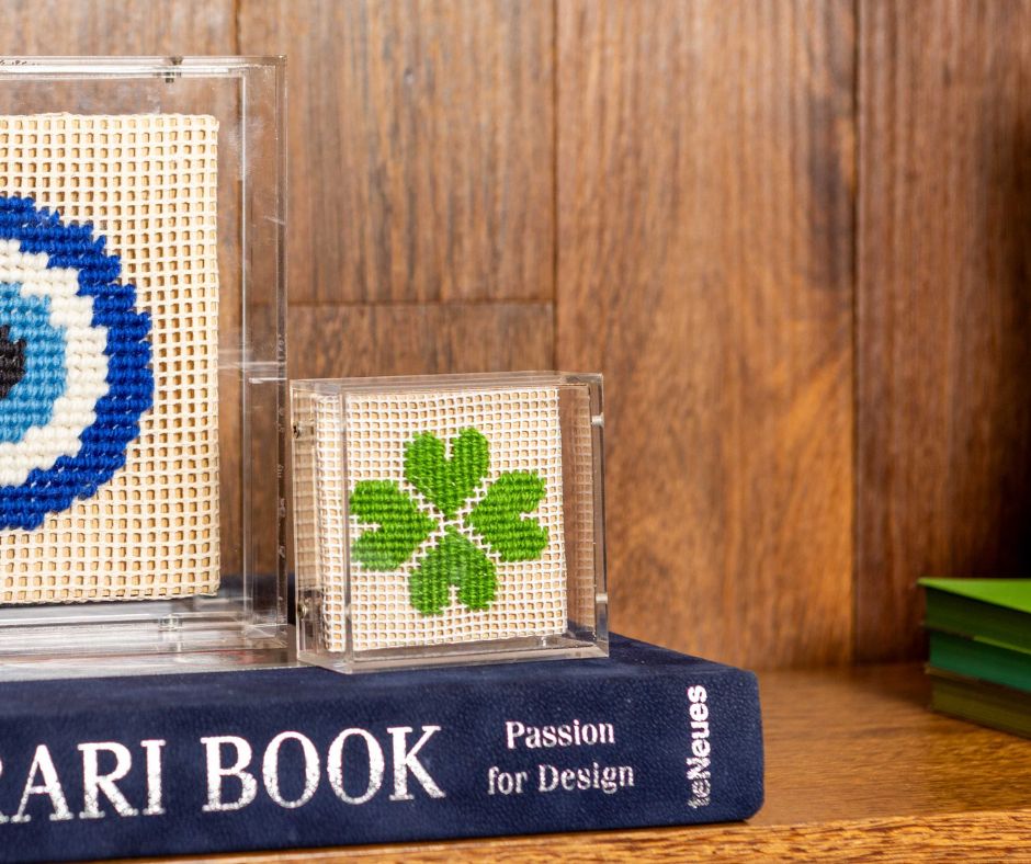 Quadro Tapeçaria Trevo