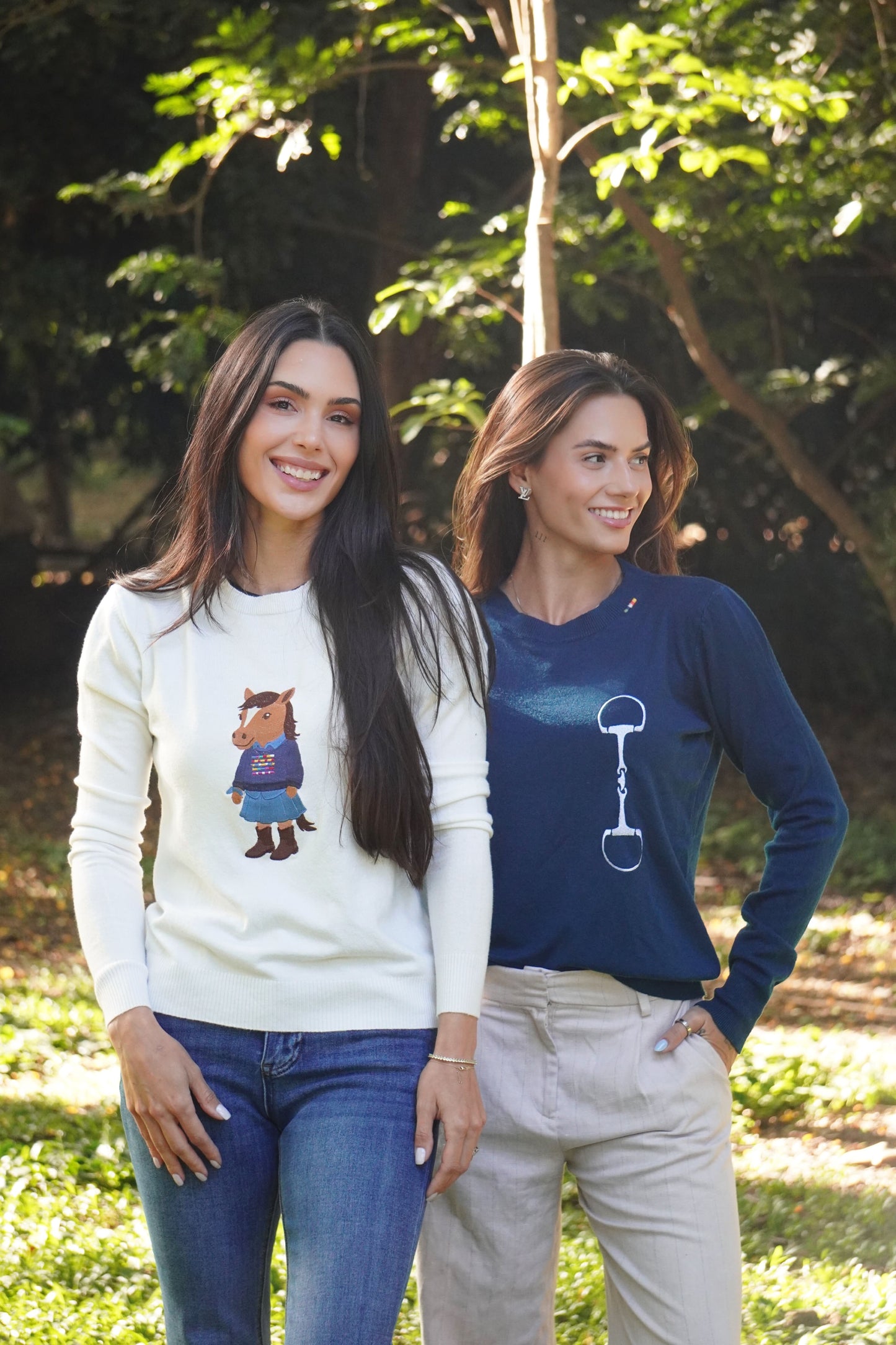 Sueter Polo Horse Country by Dani Miro - Branco