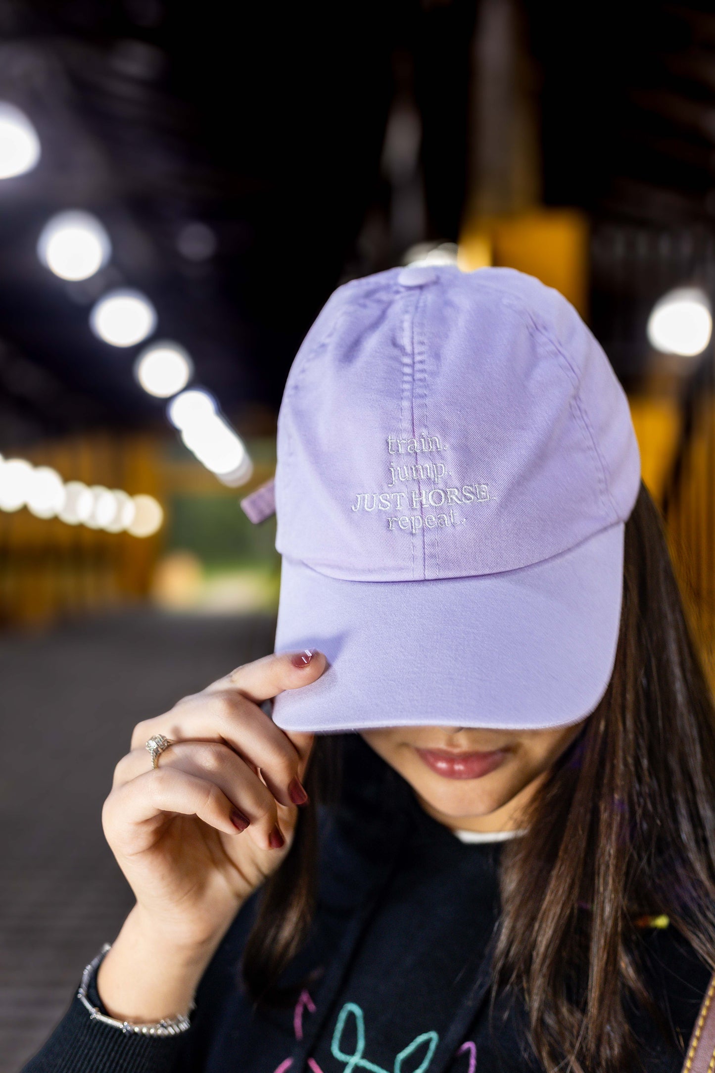 Boné Train, jump, just horse, repeat