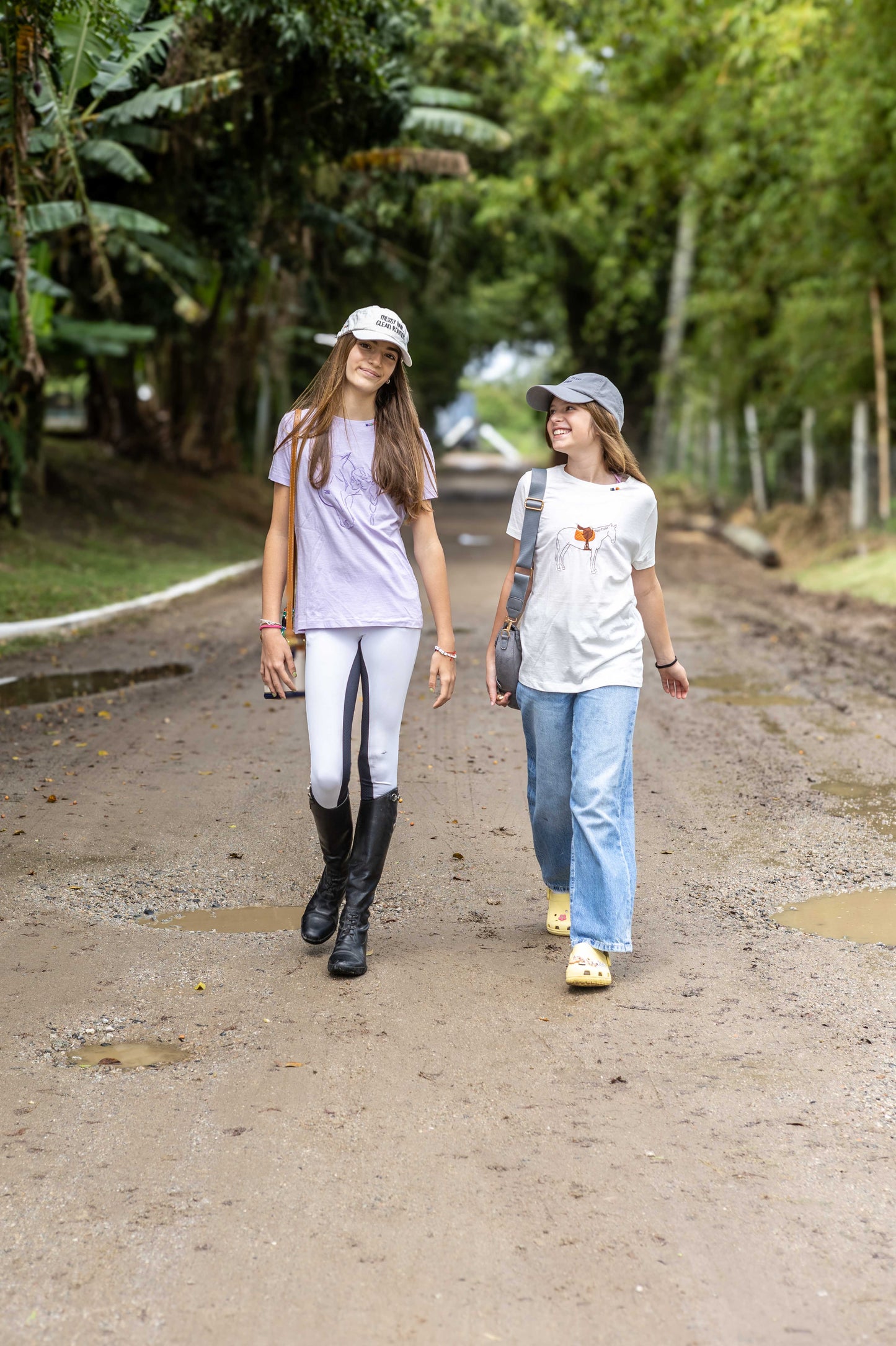 Camiseta - Cavalo sela - Branca