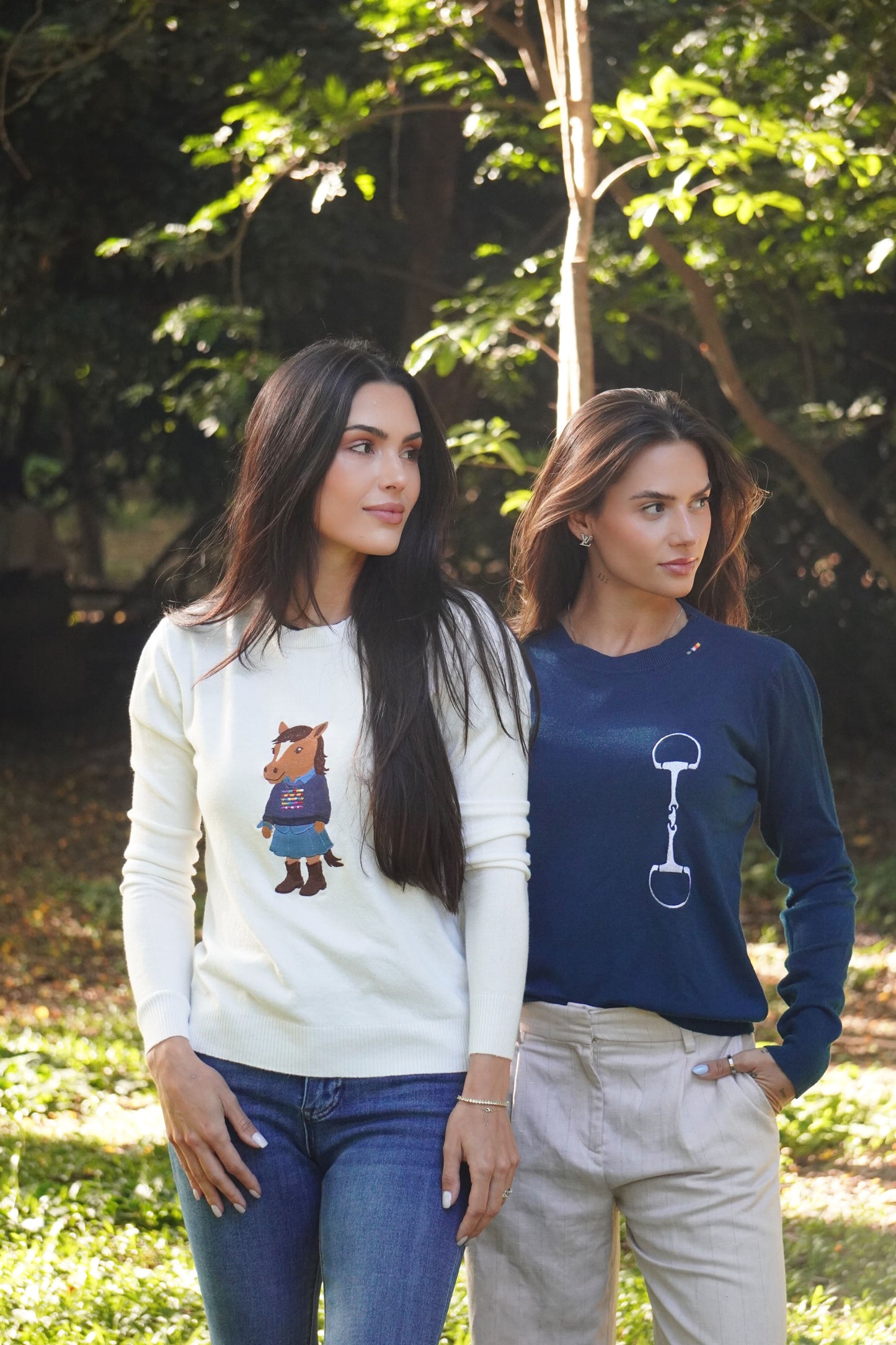 Sueter Polo Horse Country by Dani Miro - Branco