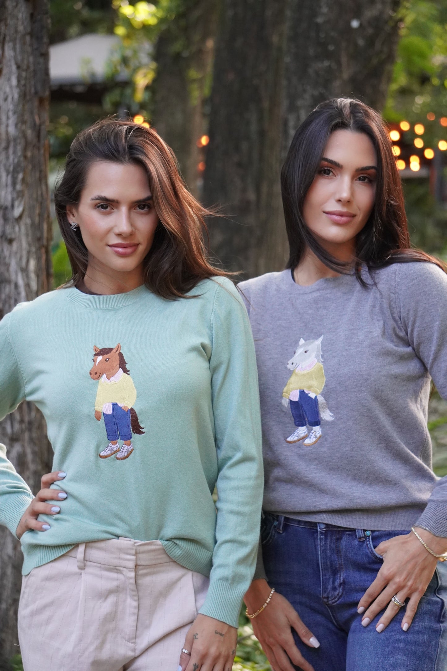 Suéter Polo Horse Daily by Dani Miro - Verde Claro