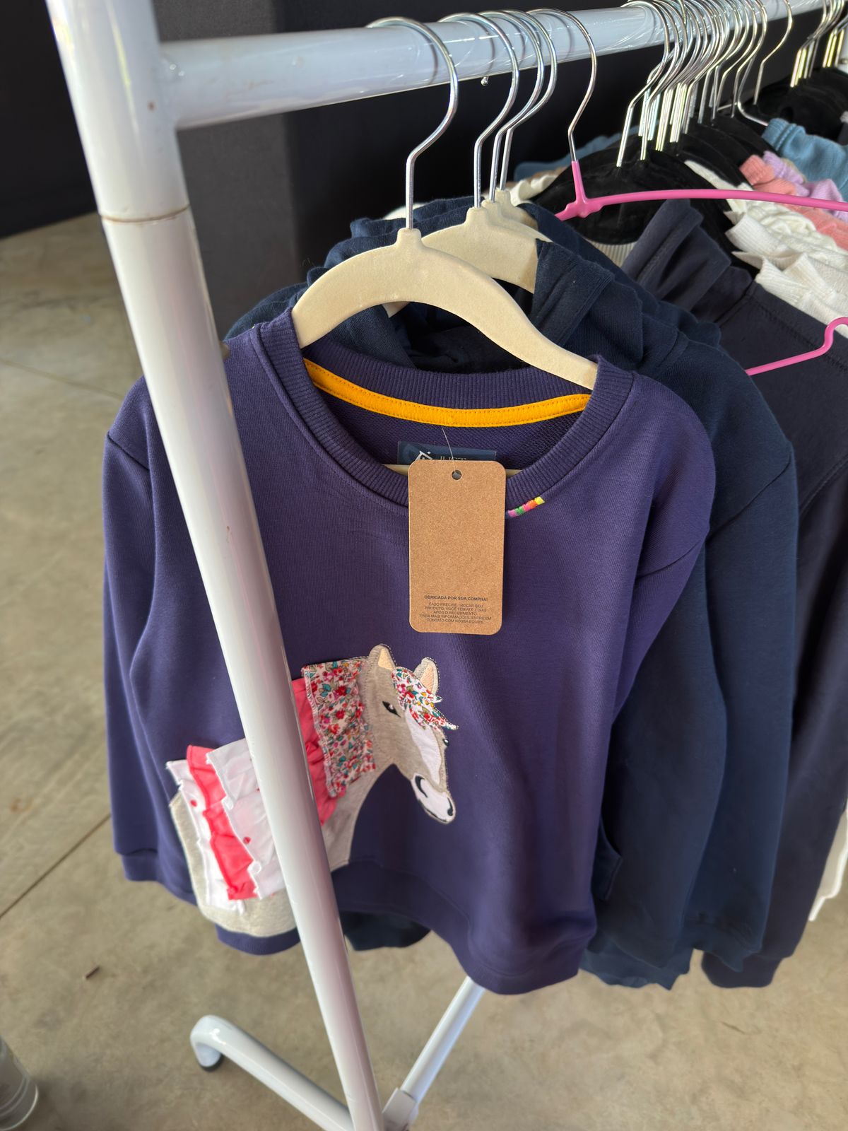 Moletom Infantil Cavalos