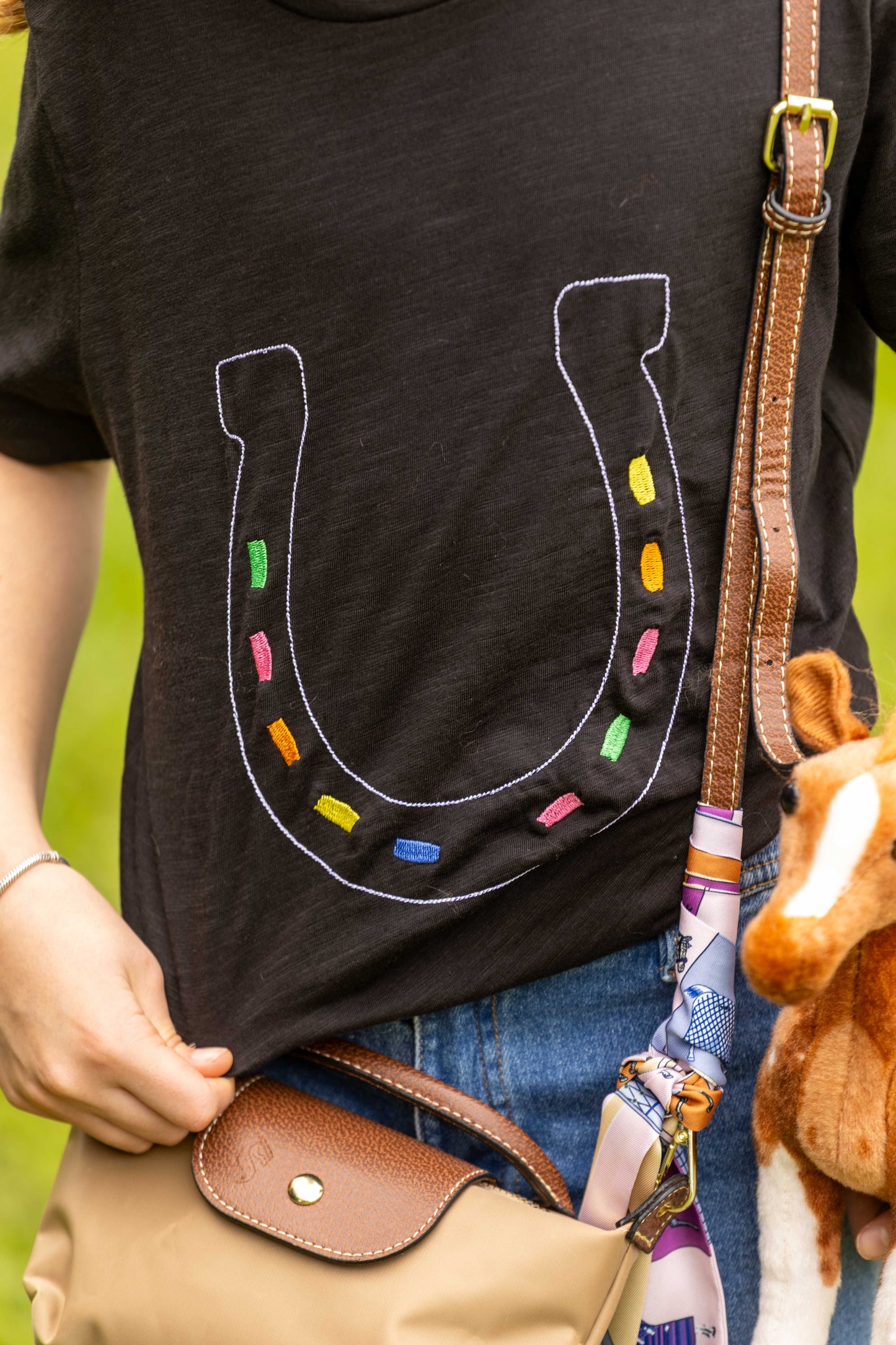 Camiseta ferradura grande