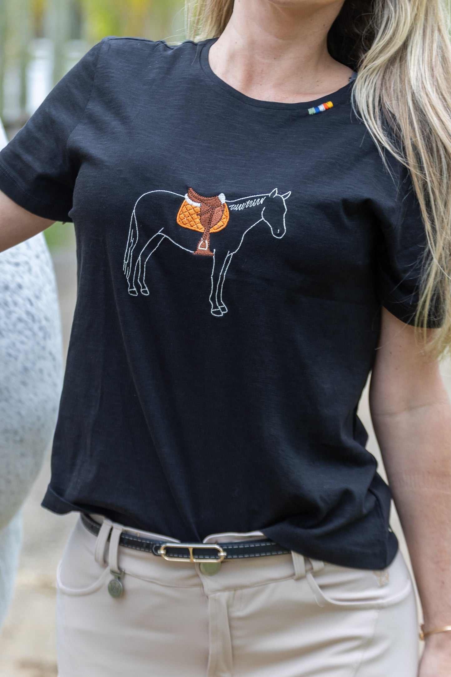 Camiseta - Cavalo Sela - Preta