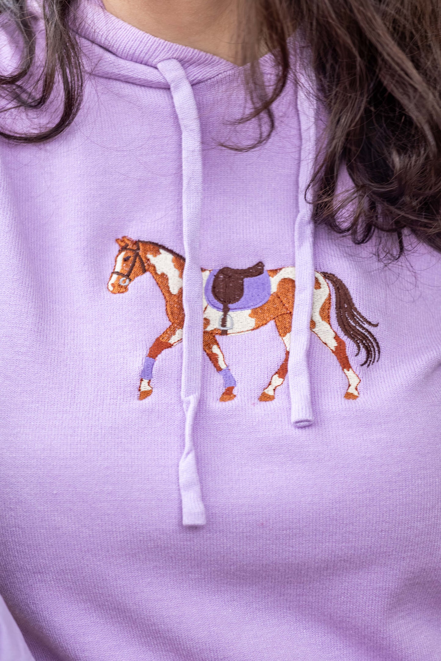 Pullover com Capuz - Cavalo Malhado