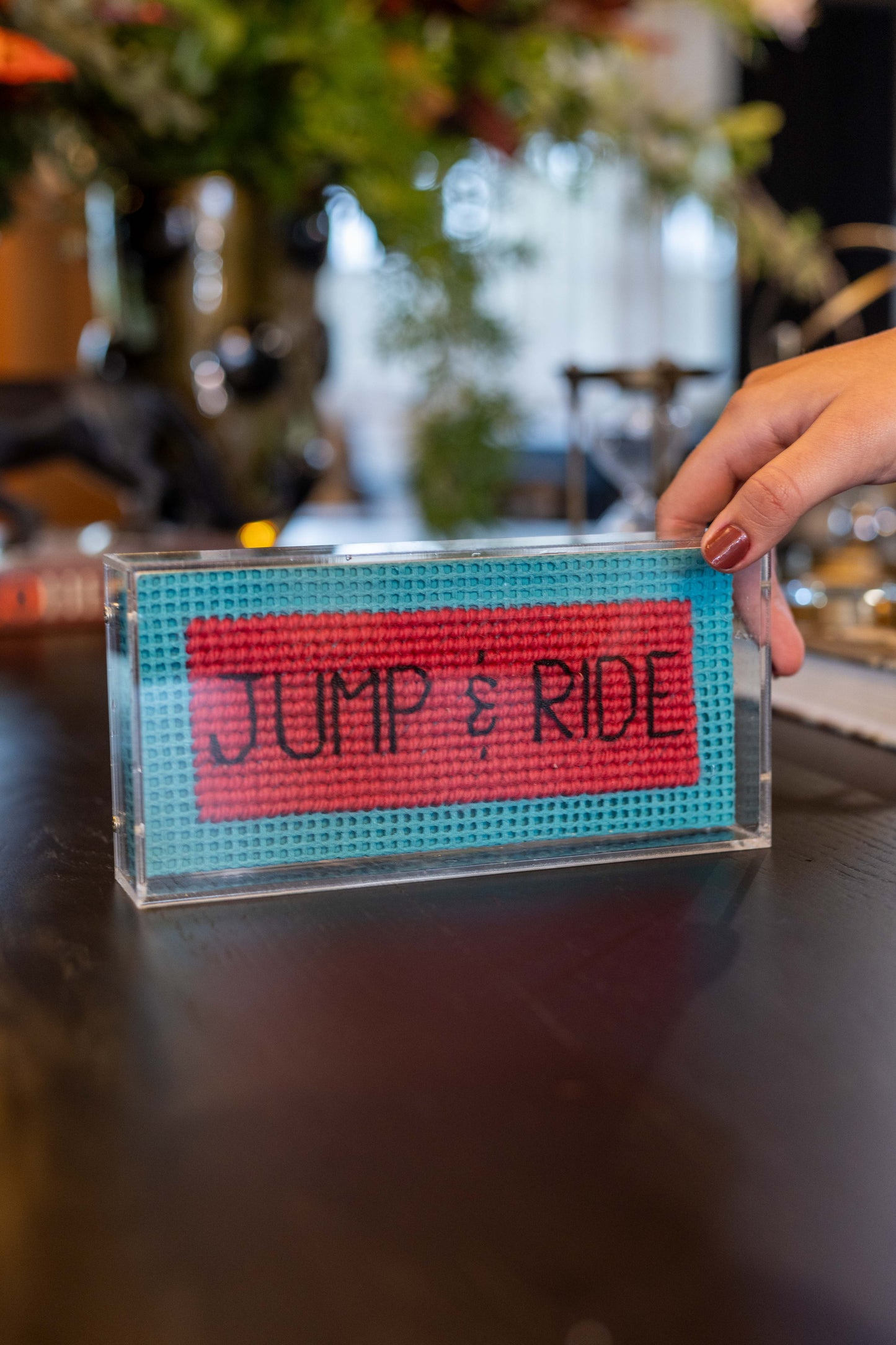 Quadro Tapeçaria  Jump Ride