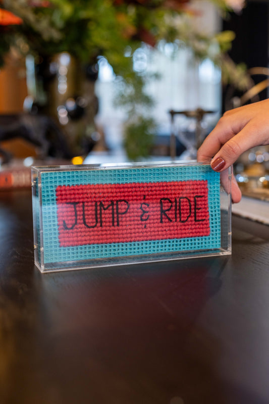 Quadro Tapeçaria  Jump Ride